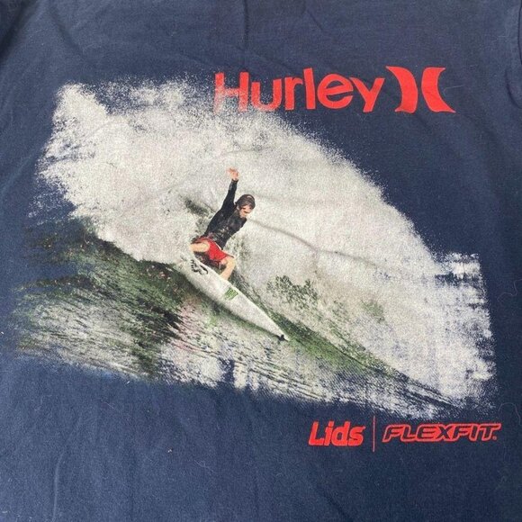 Hurley Lids Surfer T Shirt Unisex Mens L Waves Surfing Beach Graphic